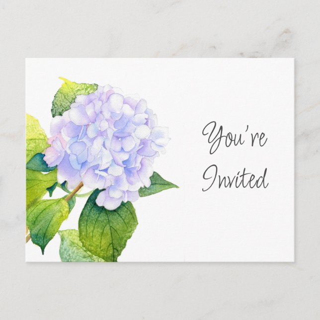 Hydrangea Postcard (Front)