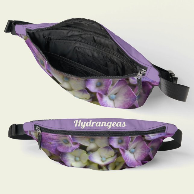 Hydrangea Purple Lilac Botanical Floral Fanny Pack (Creator Uploaded)