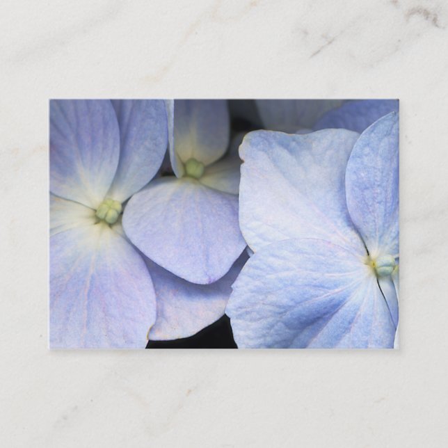 Hydrangea Reflection Business Card2 - Customized Business Card (Front)