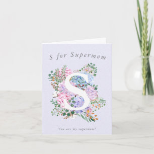 Hydrangea s for supermom Mother's Day Card