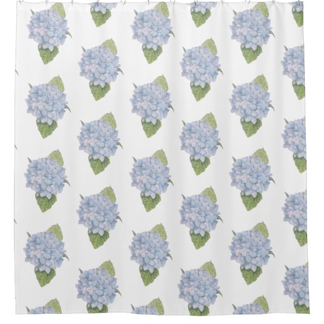 Hydrangea Shower Curtain (Front)