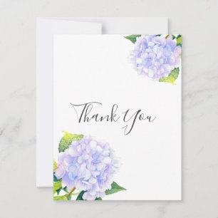 Hydrangea Thank You Card