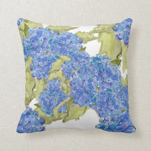 Hydrangea Throw Pillow