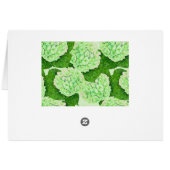 Hydrangea watercolor pattern (Back Horizontal)