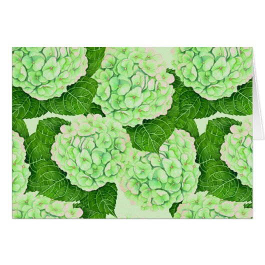 Hydrangea watercolor pattern (Front Horizontal)