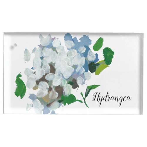 Hydrangea Watercolor Place Card Holder