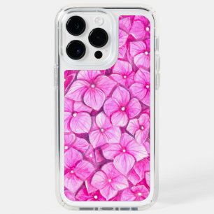 Hydrangea watercolor speck iPhone 14 pro max case