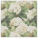 Hydrangea watercolour floral Boho retro flowers Fabric
