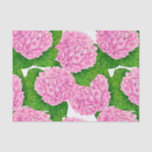 Hydrangea waterolor pattern tissue paper