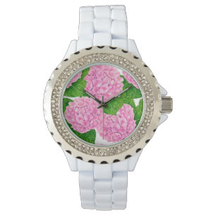 Hydrangea waterolor pattern watch