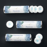 Hydrangea wedding breath savers® mints<br><div class="desc">wedding favors</div>