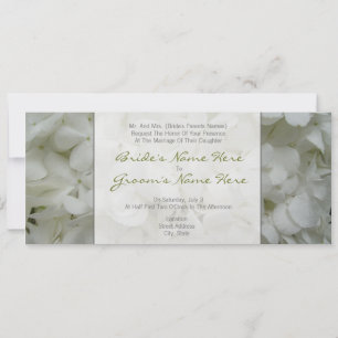 Hydrangea Wedding Invitation- From Bride's Parents Invitation