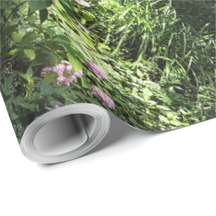 Hydrangea Wood Trees Nature Photography Wrapping Paper