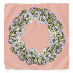 Hydrangea Wreath Bandana