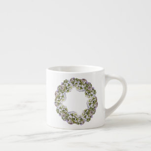Hydrangea Wreath Espresso Cup