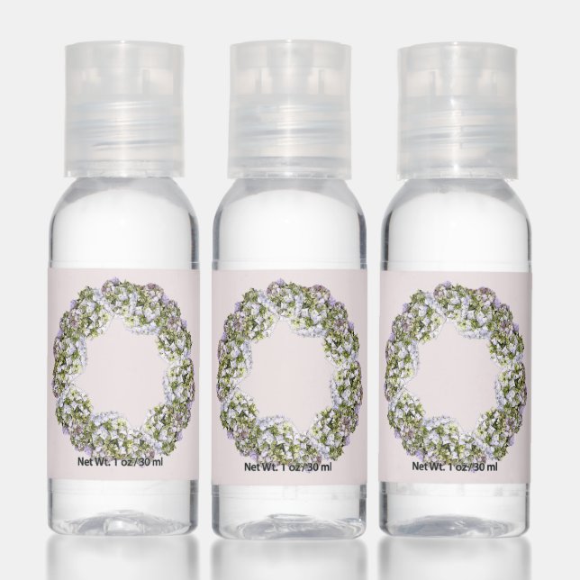 Hydrangea Wreath Hand Sanitizer (Set)