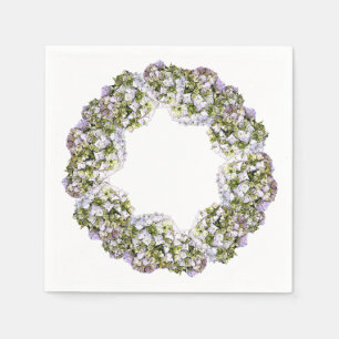 Hydrangea Wreath Napkins