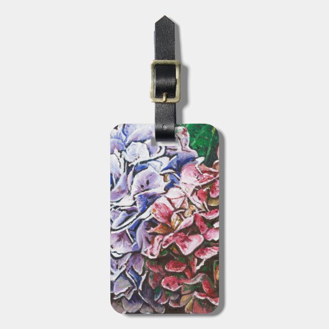 Hydrangeas 2010 luggage tag (Front Vertical)