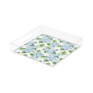 Hydrangeas  acrylic tray