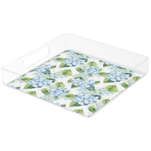 Hydrangeas  acrylic tray