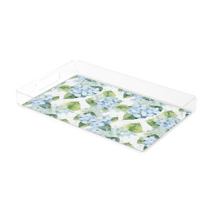 Hydrangeas  acrylic tray