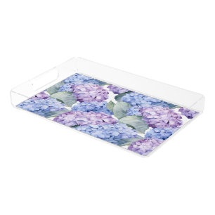 Hydrangeas  acrylic tray