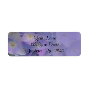 Hydrangeas Address Label