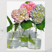 Hydrangeas and Mason jar (Front)