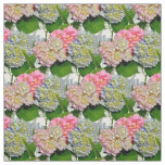 Hydrangeas and Mason jar Fabric
