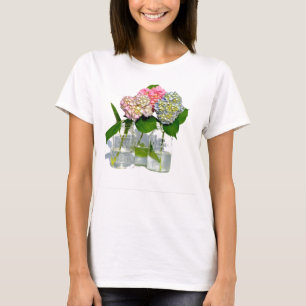 Hydrangeas and Mason jar T-Shirt