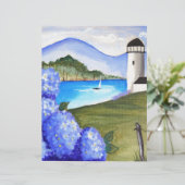 Hydrangeas by the bay (Standing Front)