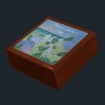 Hydrangeas By The Beach Wedding Gift Box<br><div class="desc">This keepsake box which features hydrangeas on the beach,  a painting by Connecticut artist,  Brendan Loughlin,  makes a great wedding or wedding shower gift for the bride and groom.</div>