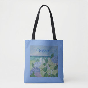 Hydrangeas By The Beach Wedding Tote Bag