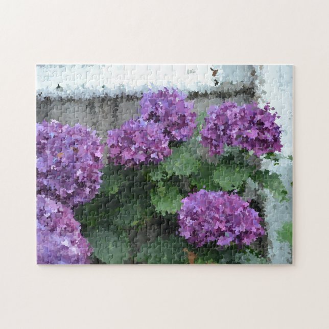 Hydrangeas by the Sea Puzzle (Horizontal)