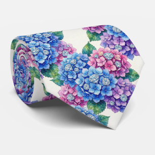 Hydrangeas & Diamonds Wedding and Events Neck Tie