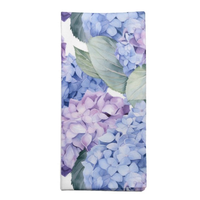 Hydrangeas Dinner Set Cloth Napkin (Folded)