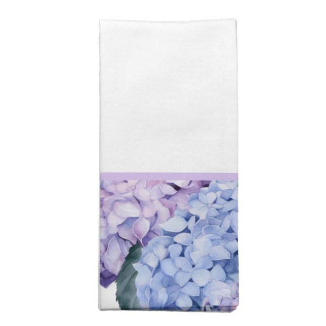Hydrangeas Dinner Set Cloth Napkin (Folded)