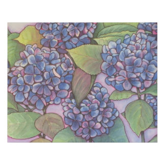 Hydrangeas Faux Canvas Print