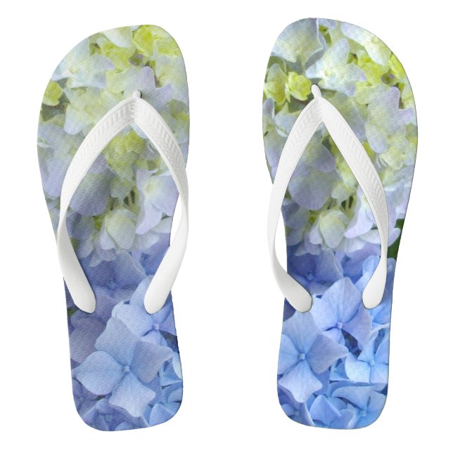 Hydrangeas Flip Flops (Footbed)