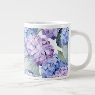 Hydrangeas giant coffee mug