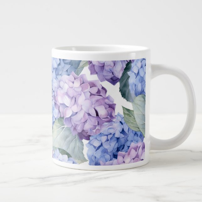 Hydrangeas  giant coffee mug (Right)