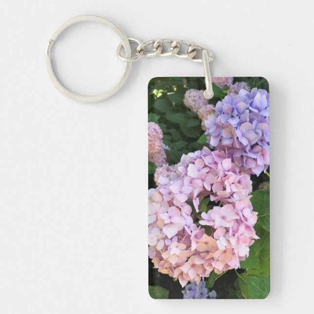 Hydrangeas Keychain (Front)
