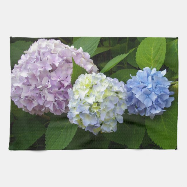 Hydrangeas Kitchen Towel (Horizontal)