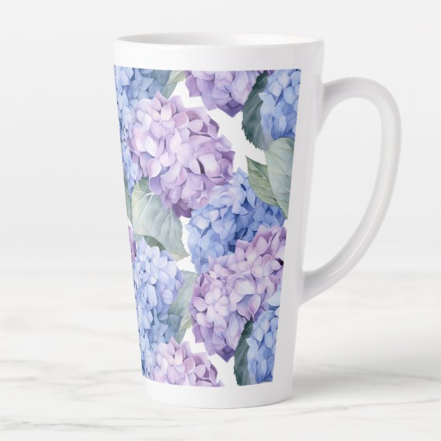 Hydrangeas  latte mug (Right)