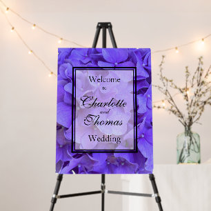 Hydrangeas Lavender lilac Foam Board