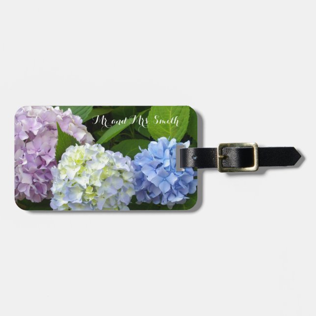 Hydrangeas Luggage Tag (Front Horizontal)