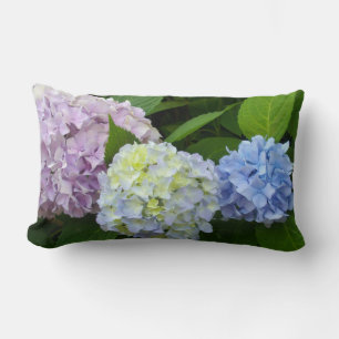 Hydrangeas Lumbar Pillow