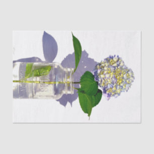 hydrangeas & mason jar tissue paper