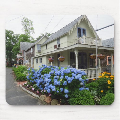 Hydrangeas on the Corner _ Marthas Vineyard Mouse Pad