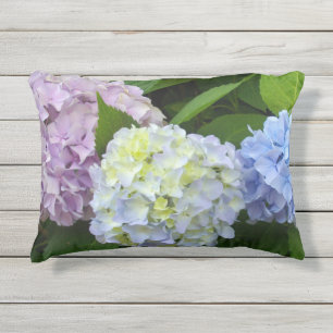 Hydrangeas Outdoor Pillow